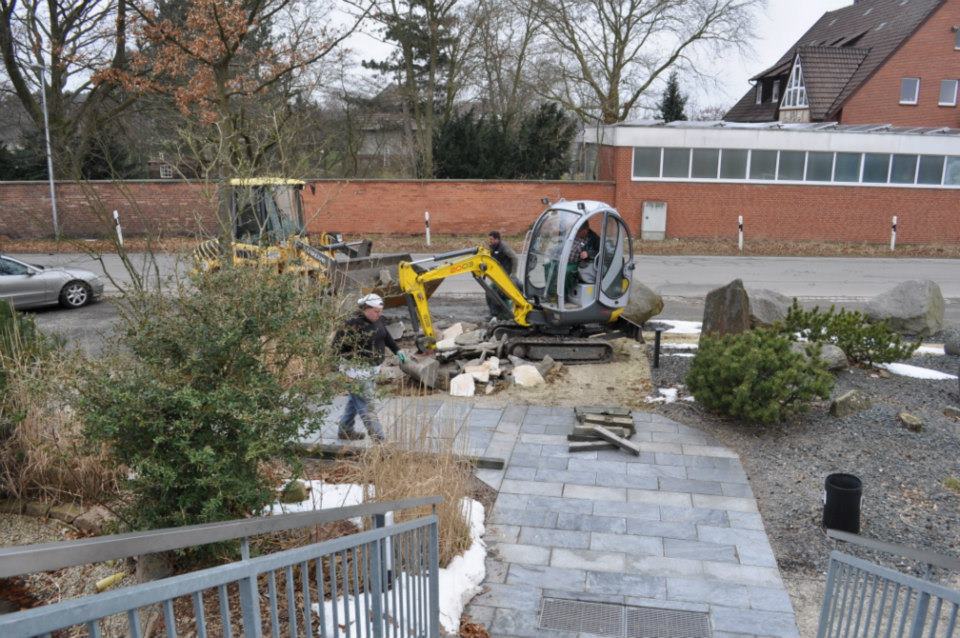 Beschilderung Bagger DIA Gewerbepark